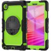 Lenovo Tab K9/One Silicone Hybrid Case with Strap - Yellow Green - 2