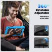 Lenovo Tab K9/One Silicone Hybrid Case with Strap - Light Blue - 7