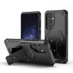 Samsung Galaxy A35 Armor MagSafe Holder Hybrid TPU Case - Black - 1