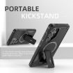 Samsung Galaxy A35 Armor MagSafe Holder Hybrid TPU Case - Black - 2