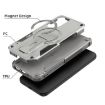 Samsung Galaxy A54 5G Grey Armor MagSafe Holder Hybrid Phone Case - 4