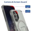 Samsung Galaxy A54 5G Grey Armor MagSafe Holder Hybrid Phone Case - 5
