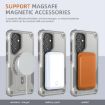 Samsung Galaxy A54 5G Grey Armor MagSafe Holder Hybrid Phone Case - 6