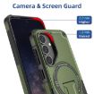Samsung Galaxy A54 5G Armor MagSafe Holder Case Army Green TPU Hybrid - 5