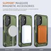 Samsung Galaxy A54 5G Armor MagSafe Holder Case Army Green TPU Hybrid - 6