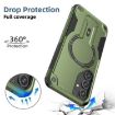 Samsung Galaxy A55 5G Armor MagSafe Holder Case Army Green - 3