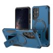 Samsung Galaxy A25 5G Armor MagSafe Holder Hybrid Case - Dark Blue - 1