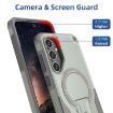 Samsung Galaxy A16 4G/5G Grey Armor MagSafe Holder Hybrid Case - 5