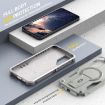 Samsung Galaxy A16 4G/5G Grey Armor MagSafe Holder Hybrid Case - 6