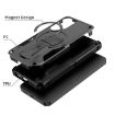 Samsung Galaxy A16 Armor MagSafe Holder Hybrid Phone Case Black - 4