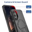 Samsung Galaxy A16 Armor MagSafe Holder Hybrid Phone Case Black - 5