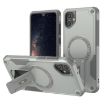 Samsung Galaxy A05 Grey Armor MagSafe Holder Hybrid TPU Case - 1