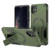 Samsung Galaxy A05 Armor MagSafe Holder Hybrid Case - Army Green - 1