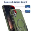 Samsung Galaxy A05 Armor MagSafe Holder Hybrid Case - Army Green - 5