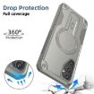 Samsung Galaxy A05s Grey Armor MagSafe Holder Hybrid Phone Case - 3