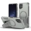 Samsung Galaxy A06 4G/5G Grey Armor MagSafe Holder Hybrid Case - 1
