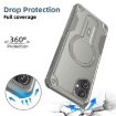 Samsung Galaxy A06 4G/5G Grey Armor MagSafe Holder Hybrid Case - 3