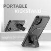 Samsung Galaxy A06 4G/5G Armor MagSafe Holder Hybrid Case Black - 6