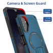 Samsung Galaxy A15 Armor MagSafe Holder Hybrid Case Dark Blue 4G/5G - 4