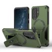 Samsung Galaxy A36/A56 5G Armor MagSafe Holder Case Army Green - 1