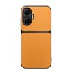 Redmi Turbo 4 Pro Yellow Litchi Leather Magnetic Shockproof Case - 1