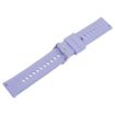 Lavender Purple 18mm Silicone Watch Band with Steel Buckle - 3