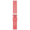 18mm Coral Silicone Watch Band with Steel Buckle - 2