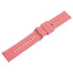 18mm Coral Silicone Watch Band with Steel Buckle - 3