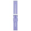 Lavender Purple 19mm Silicone Watch Band with Steel Buckle - 2