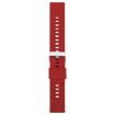 Wine Red 19mm Silicone Watch Band with Steel Buckle - 2
