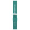 Dark Green 22mm Silicone Watch Band with Steel Buckle - 2