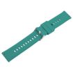 Dark Green 22mm Silicone Watch Band with Steel Buckle - 3