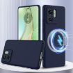 Motorola Edge 40 Shockproof Silicone Magsafe Case - Navy Blue - 1