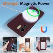Motorola Edge 40 Shockproof Silicone Magsafe Case - Plum Color - 3