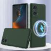 Motorola Edge 50 Fusion Shockproof Silicone Magsafe Case - Dark Green - 1