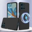 Motorola Moto G75 5G Shockproof Silicone Magsafe Case - Black - 1