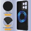 Motorola Moto G75 5G Shockproof Silicone Magsafe Case - Black - 7