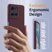 Moto G75 5G Shockproof Silicone Magsafe Case - Plum Color - 4