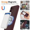 Moto G35 5G Shockproof Silicone Magsafe Case - Plum Color - 3