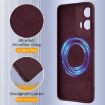 Moto G35 5G Shockproof Silicone Magsafe Case - Plum Color - 7