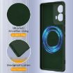Moto G24 Shockproof Silicone Magsafe Case - Dark Green - 7
