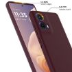 Motorola Moto G34/G45 5G Shockproof Silicone Magsafe Case - Plum - 6