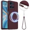 Moto G Play 2025 Plum Shockproof Silicone Magsafe Case - 1