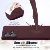 Motorola Edge 40 Neo Shockproof Silicone Magsafe Case - Plum Color - 5