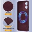 Moto G04/G04s/E14 4G Plum Silicone Magsafe Shockproof Case - 7
