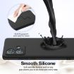 Motorola Moto G84 Shockproof Silicone Magsafe Case - Black - 5