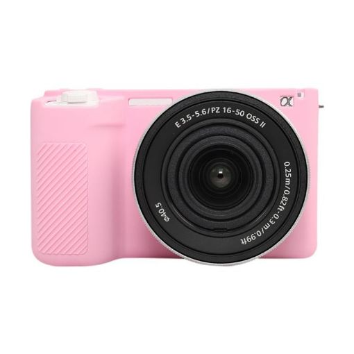 Sony ZV-E10 II/ZV-E10M2 Pink Glossy Silicone Protective Case - 1