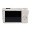 Sony ZV-E10 II/ZV-E10M2 White Litchi Texture Silicone Protective Case - 2