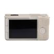 Sony ZV-E10 II/ZV-E10M2 Beige Litchi Texture Silicone Protective Case - 2