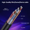 Coiled 0.7m HDMI 2.1 Cable 8K 48Gbps Down to Down Elbow - 5